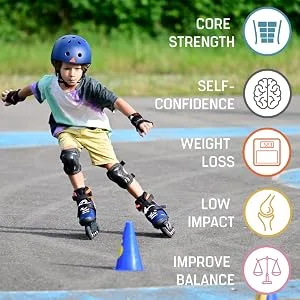 Bladerunner by Rollerblade Phoenix Girls Adjustable Fitness Inline Skate 2 - Benefits of Inline Skating