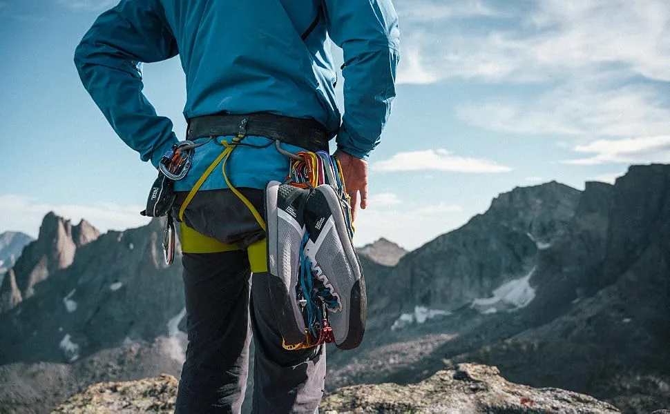 Black Diamond Hotforge Hybrid Draw Carabiner Quickpack 12cm (6 Pack), Hotforge Keylock (top) and Hotwire Wiregate (Bottom) Blue - Black Diamond Climbing Carabiners Harness