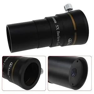 Alstar 1.25" 4-Elements 5X Barlow Lens Fully Multi-Coated Optics - product information 3