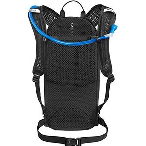 CamelBak M.U.L.E. Pro 14 Bike Hydration Backpack 100oz - Body Mapping Technology Agave Green/Black - Hydration backpack highlighting air support back panel.
