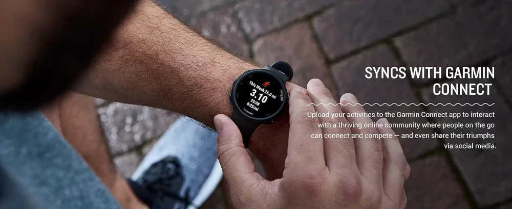 Garmin Forerunner 45, 42mm Easy-to-Use GPS Running Watch with Garmin Coach Free Training Plan Support, Red Red 45 Watch - Garmin Forerunner 45