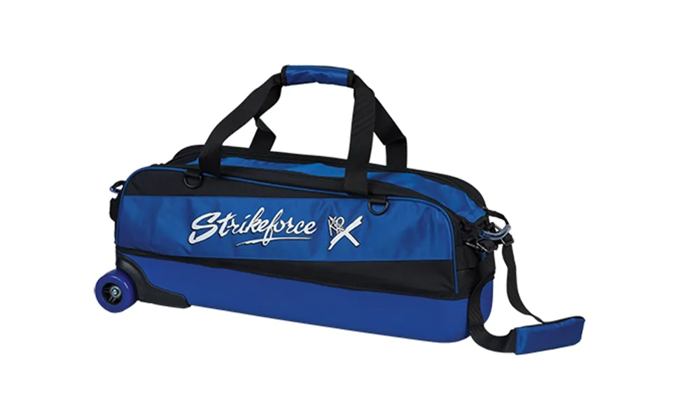 KR Strikeforce Fast Slim Triple Roller Bowling Bag is Lightweight and Designed for Airline Travels Flag - Fast Slim Triple three ball bowling bag kr strikeforce blue