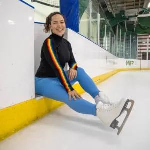 Riedell Skates - Sparkle - Recreational Soft Beginner Figure Ice Skates | Snow Snow 2 JR - Sprakle22