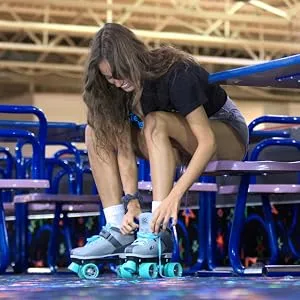 Pacer GTX-500 Quad Roller Skates Black Mens 6/Ladies 7 - Sizing