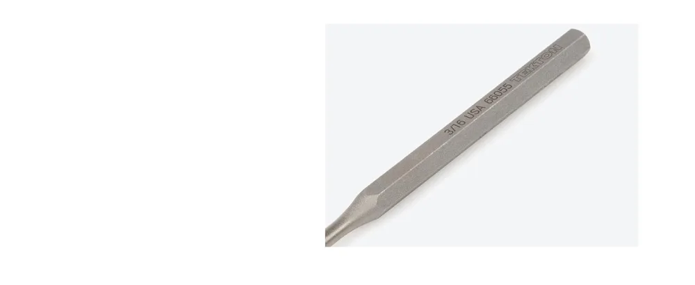 TEKTON Punch and Chisel Set, 20-Piece (Center, Solid, Pin, Chisel) - Pouch | Made in USA | PNC99101 - strong and refined