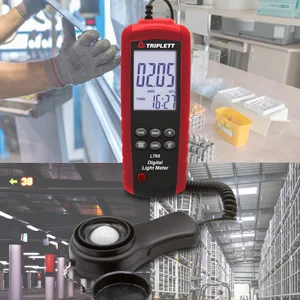 Triplett LT65 Digital Illuminance/Light Meter up to 400,000 Lux / 40,000 Fc Standard LT65 - triplett LT65 Light Meter