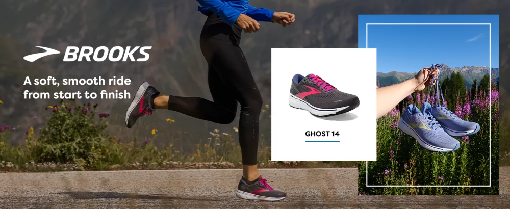 Brooks Women's Ghost 14 Neutral Running Shoe 8 Peacoat/Yucca/Navy - brooks