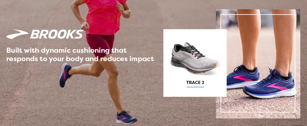 Brooks Womens Trace 2 Neutral Running Shoe Black/Multi 9 - brooks
