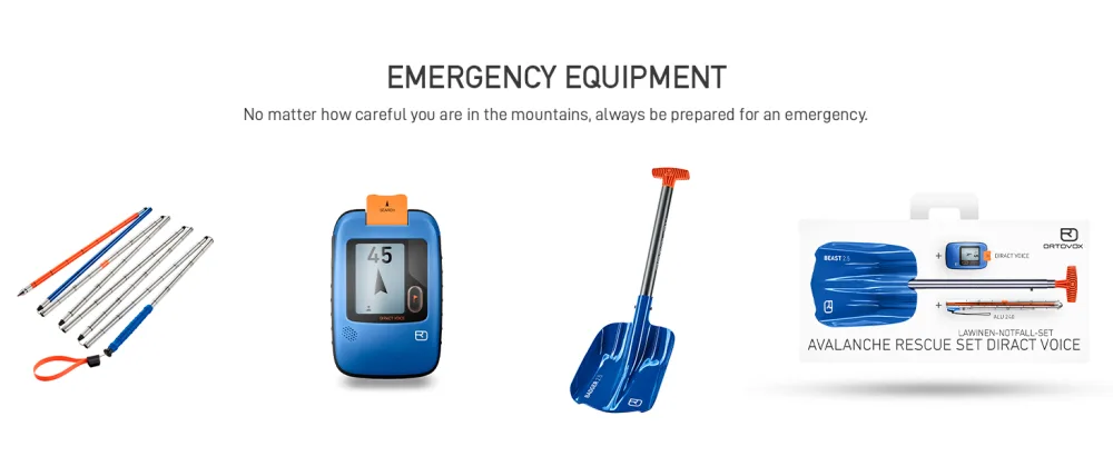 Ortovox Pro Carbon 280 Plus PFA Lightweight Extendable Avalanche Probe for Search & Rescue - ORTOVOX