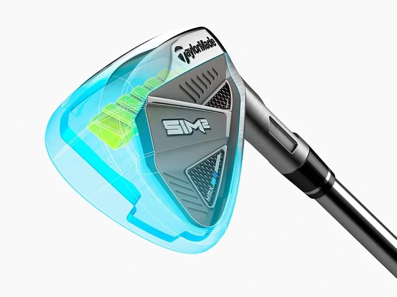 TaylorMade SiM 2 Max Wedge Mens Right Graphite Stiff 49.0 Degrees - See the technology
