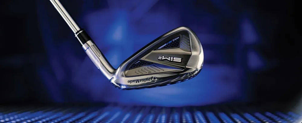 TaylorMade SiM 2 Max Wedge Mens Right Graphite Stiff 49.0 Degrees - Sim 2 irons