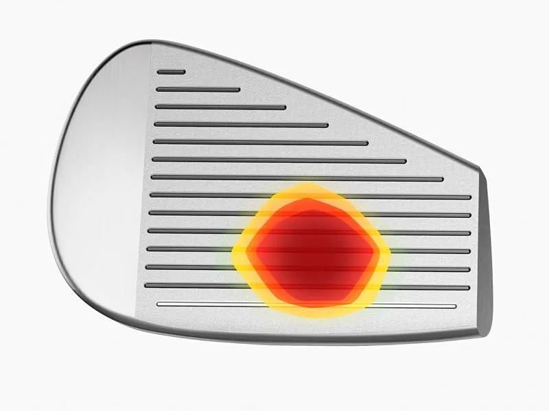 TaylorMade SiM 2 Max Wedge Mens Right Graphite Stiff 49.0 Degrees - Sweet spot