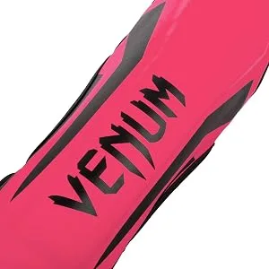 Venum Kids Elite Shinguards Neo Pink Medium: 6-8 Years - High-Density Foam Padding