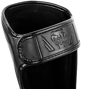 Venum Kids Elite Shinguards Neo Pink Medium: 6-8 Years - Large Velcro Enclosure