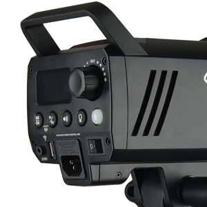 Godox MS300 Studio Strobe 300Ws 110V GN58 5600K Bowens Mount Monolight, Built-in Godox 2.4G Wireless System, 150W Modeling Lamp, Outstanding Output Stability, Anti-Preflash, 1/32 to 1/1 Steps Output Black - MS300