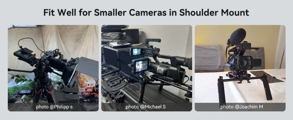 SMALLRIG Universal Basic Camera Shoulder Mount Kit for DSLR, Mirrorless, and Small Camera Shoulder Rig - 2896 - 2896