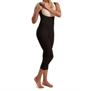 MARENA Recovery Mid-Calf-Length Girdle High-Back, Stage 2 (Pull on), M, Black Black Medium - marena