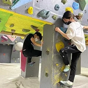 TWO STONES Wooden Hangboard Rock Climbing Pull Up Bar Designed Training for Climbing, Wooden Fingerboard Climbing Training Board for Building Core Strength and Endurance (CJ-HB2005) - Rock Climbing