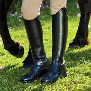 Equistar Childs All-Weather Synthetic Field Riding Boots Black 5 Regular - product information 3