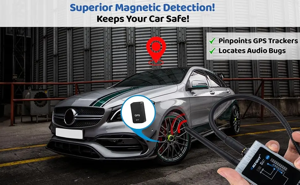 Knight Premium Hidden Devices Detector - Hidden Camera Detectors RF Detector & Bug Detector | Hidden Camera Finder for GPS Tracking/Radio Frequency Signal Detection Anti Spy Detector Spy Bug Sweeper - facamword hidden camera detector tracking device detector for cars mini hidden camera detector