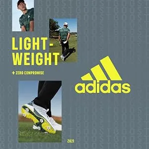 adidas Men's ZG21 Golf Shoe 9.5 White/Silver/Silver - Lightweight + Zero Compromises
