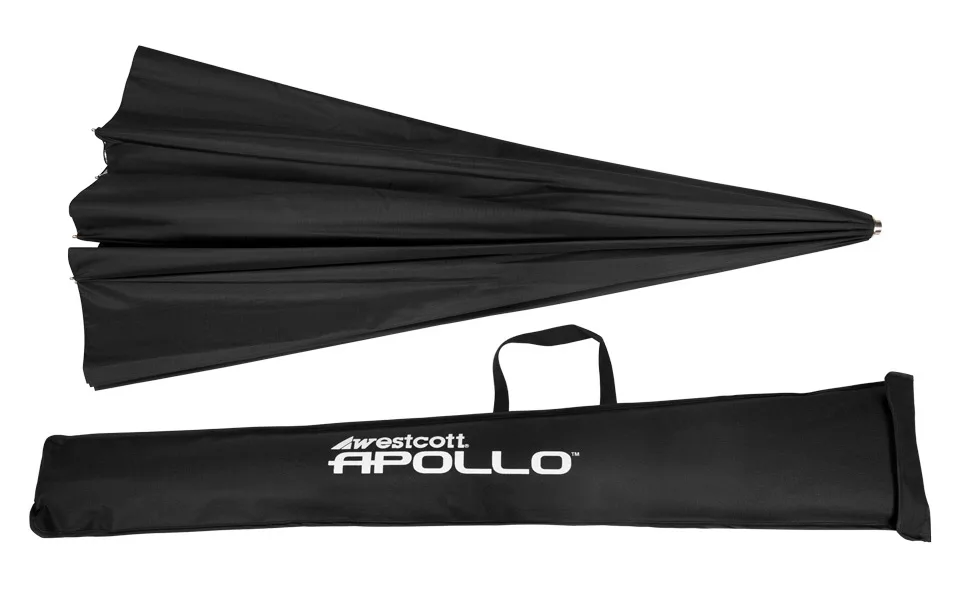 Westcott 43" Deep Umbrella with White Interior - westcott deep umbrellas white silver interior on the go photographers