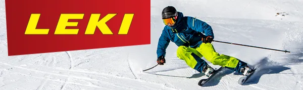LEKI Spitfire 3D Ski Pole Pair 110 Blue/Mustard - LEKI: The leader in poles.