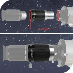 Alstar 1.25" 4-Elements 5X TeleXtender Barlow Lens - product information 6