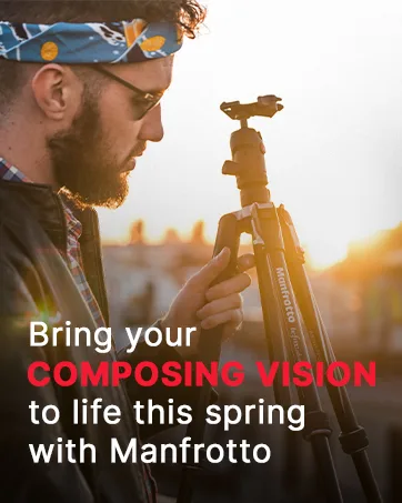 Manfrotto MVH500AH, Lightweight Fluid Video Head with Flat Base, Sliding Plate for Rapid Camera Connection, Supports Multiple Tripods - Tripod