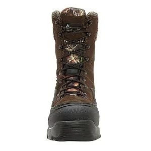 Rocky Men's Blizzard Stalker Pro Mobu Hunting Boot 10 Brown/Mossy Oak - BLIZZARDSTALKER PRO WATERPROOF 1200G INSULATED BOOT