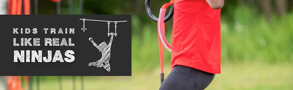 Slackers NinjaLine 36' Intro Kit Red/Blue - Slackers Ninjaline