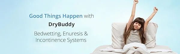 DryBuddyFLEX 3 Wireless Bedwetting Alarm System with Magnetic Sensor & Remote. New 3rd Gen. Long-Range True Wireless with Magnetic Sensor & Remote. Most Convenient, Feature-Rich & Effective. - DryBuddyFLEX 3 Bedwetting, Enuresis & Incontinence Alarm.