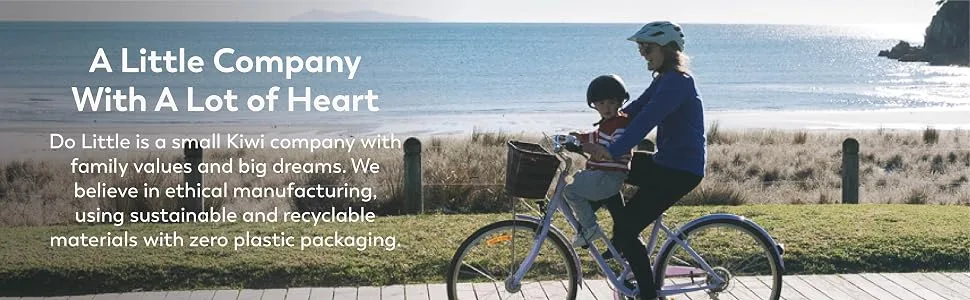 DO LITTLE Front-Mounted Kids Bike Seat for Active Riding Biggie (for Ebikes & Larger Frames) - do little