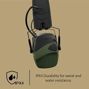 ISOtunes Sport ADVANCE BT Shooting Earbuds: Tactical Bluetooth Hearing Protection Od Green - IPX4 Durability