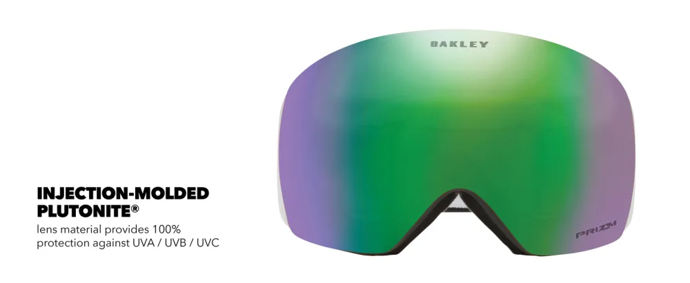 Oakley Flight Deck M Prizm Goggles Matte Black Medium - Injection-molded Plutonite