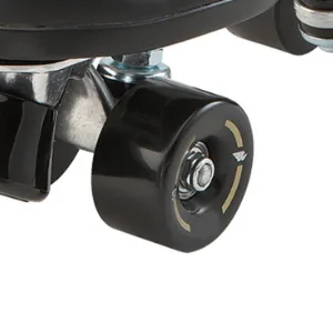 Riedell Skates - RW Wave - Quad Roller Skates for Indoor/Outdoor Black Mens Size 10 - skates rollerskates outdoor roller rollar patines adult toddler girls womens quad roll outside