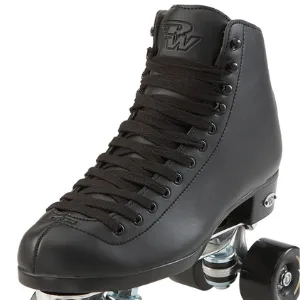 Riedell Skates - RW Wave - Quad Roller Skates for Indoor/Outdoor Black Mens Size 10 - skates rollerskates outdoor roller rollar patines adult toddler girls womens quad roll outside