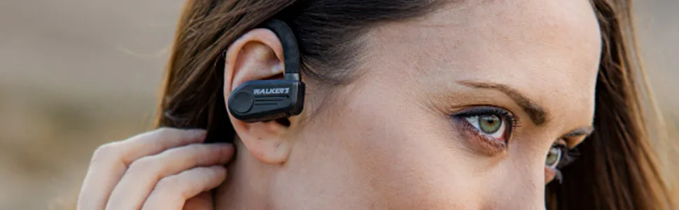 Walker's Shooting Ear & Hearing Protection Sport Electronic Bluetooth Rechargeable ATACS Wireless Earbuds - walkers