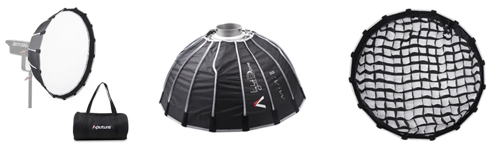 Aputure Light Dome Mini II for Aputure Studio Strobe Light LED Storm 300D C120 120D Mark 2 120T, 35 Inch Deep Octagon Softbox for Other Bowen-S Mount Lights - aputure light dome mini II for light