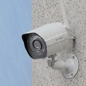 Zmodo 1080p Full HD Wireless Security Camera System, 4 Pack Smart Home Indoor Outdoor WiFi IP Cameras with Night Vision, Compatible with Alexa 4 Count (Pack of 1) - security camera outdoor
