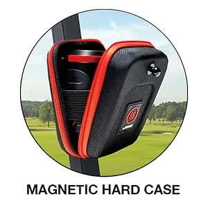 Golf Buddy Laser Lite Rangefinder with Magnetic Case, Compensated Slope, Golf Distance Range Finder, Fast & Accurate Measurement with Vibration Alert, 3 Targeting Mode, 6X Magnification - Golfbuddy Laser Lite