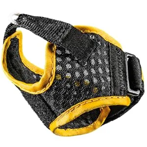 LEKI Spitfire 3D Ski Pole Pair - Blue/Mustard 125 - Trigger 3D Frame Strap Mesh