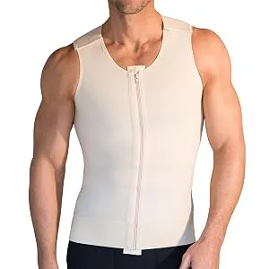Marena Recovery Men's Adjustable Compression Vest for Post-Surgical Support Black Large (Pack of 1) - Marena