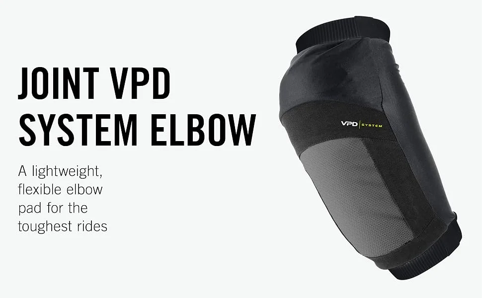 POC, Joint VPD System Elbow Pads, Mountain Biking Armor for Men and Women Uranium Black Large - Joint VPD System Elbow; A lightweight, flexible elbow pad for the toughest rides