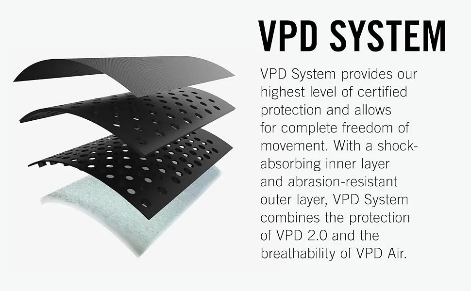 POC, Joint VPD System Elbow Pads, Mountain Biking Armor for Men and Women Uranium Black Large - VPD System provides our highest level of certified protection.
