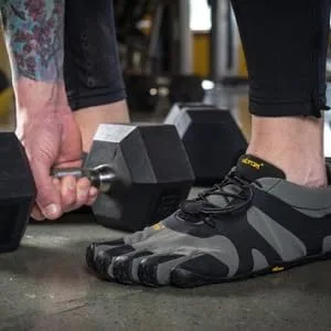 Vibram Men's Five Fingers, V-Alpha Trail Shoe 9.5-10 Black - trek