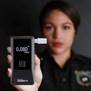 iSOBER 70 Premium Breathalyzer | DOT/NHTSA's Evidential Model Specification Compliant | Suracell FuelCell Sensor Technology Installed - isober70 evidential