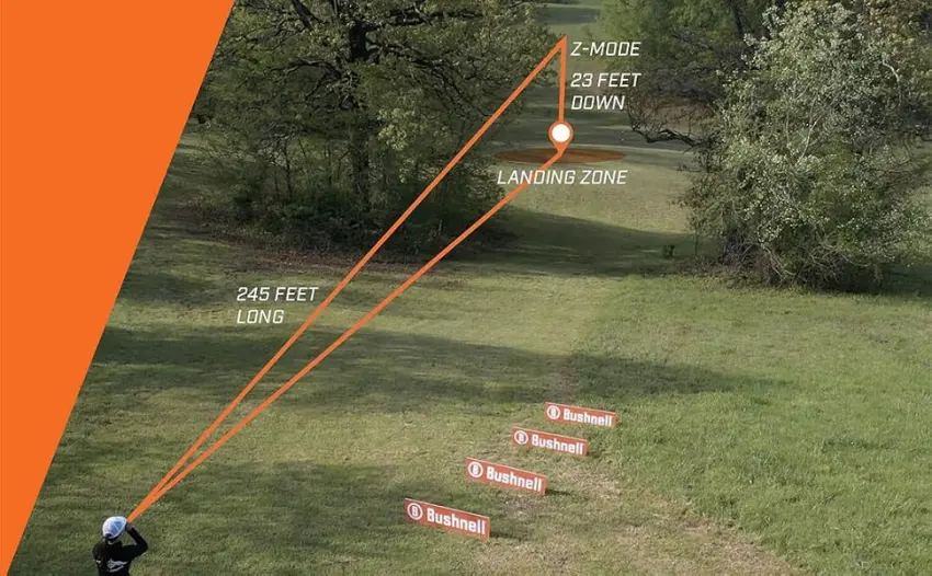 Bushnell Edge Disk Golf Laser Rangefinder, Accurate Range Finding for Disc Golf with Slope, Waterproof Design and Pinseeker Technology - product information 3