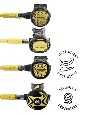 Cressi Octopus Compact for Scuba Diving Regulators - Compact, Reliable, Light and Comfortable - Made in Italy by Cressi - Quality Since 1946 - regulator,scuba octopus,cressi octopus,scuba diving gear,diving gear octopus, dive octopus