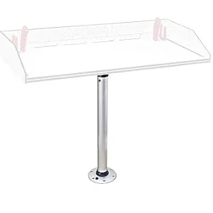 Magma Products, Double Locking Stowable Pedestal Mount, T10-185, Silver, One Size - product information 2